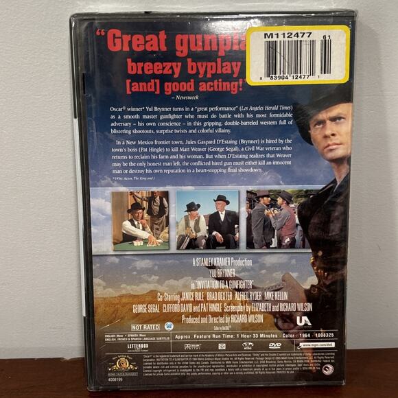 Invitation to a Gunfighter (DVD) 1964 Yul Brynner Western - Picture 2 of 6